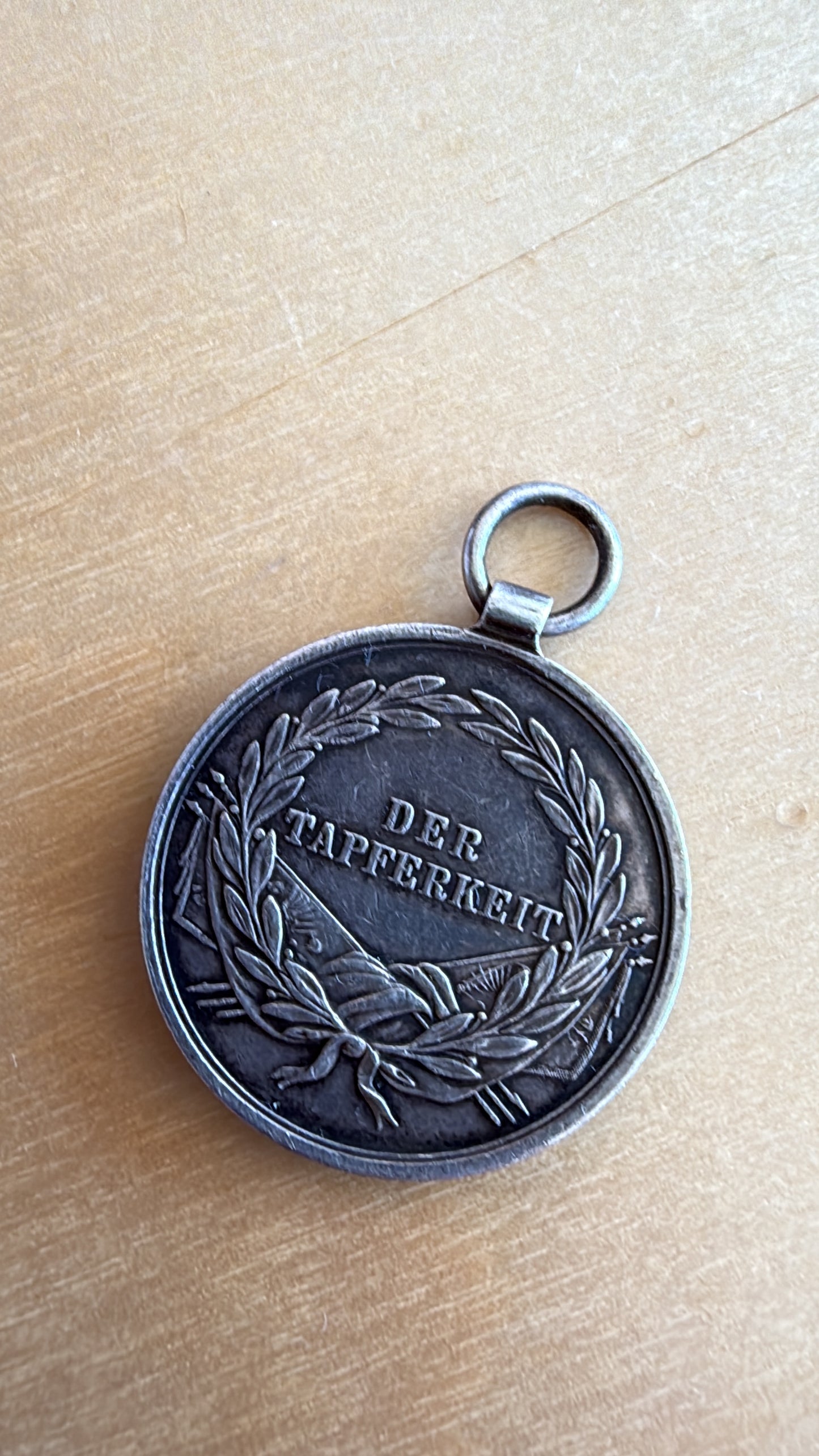 Tapferkeitsmedaille Franz Josef klein bronze versilbert Tautenhayn