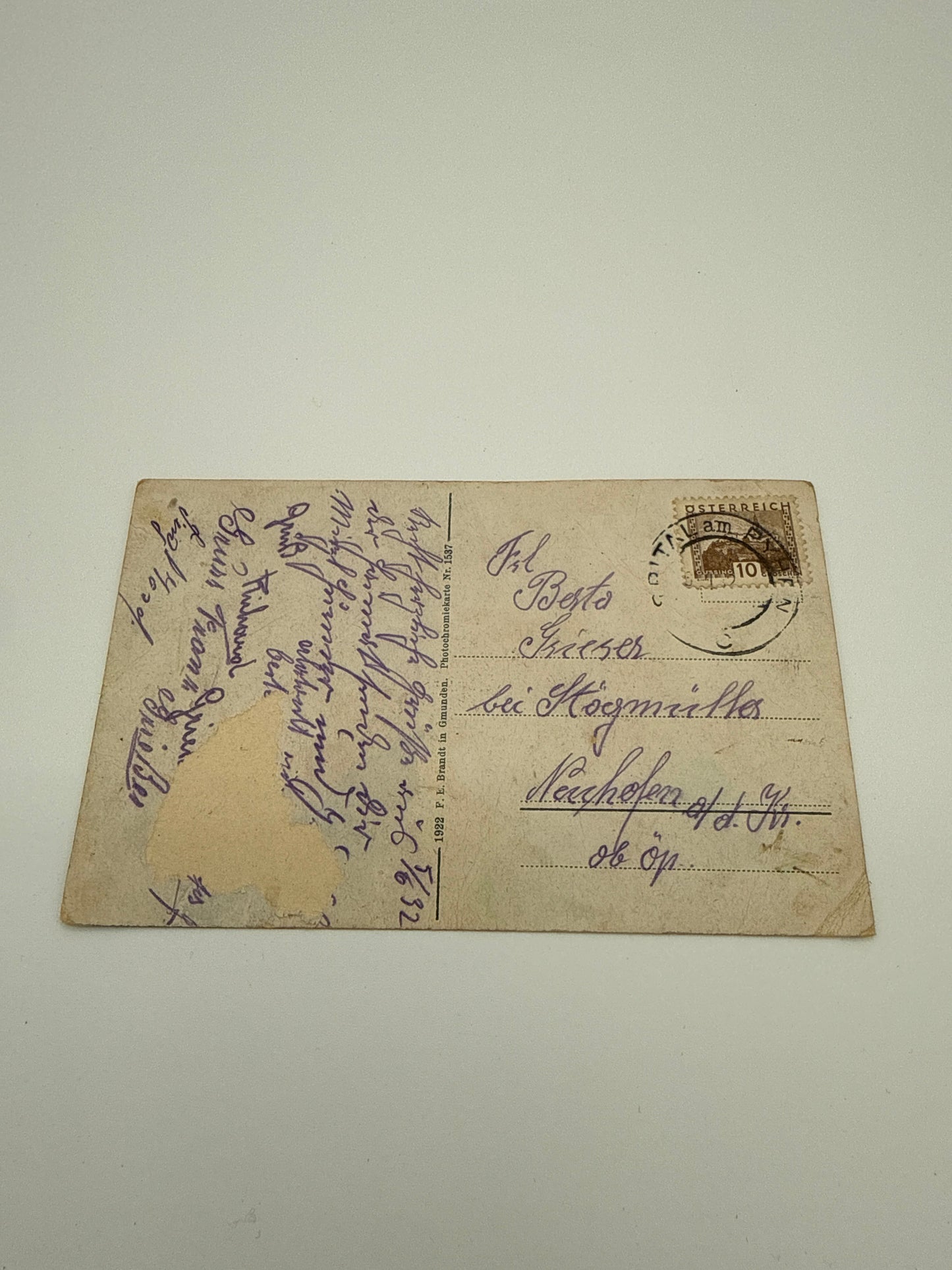 Pyhrnbahn – Spital am Pyhrn mit dem Bosruck, um 1922