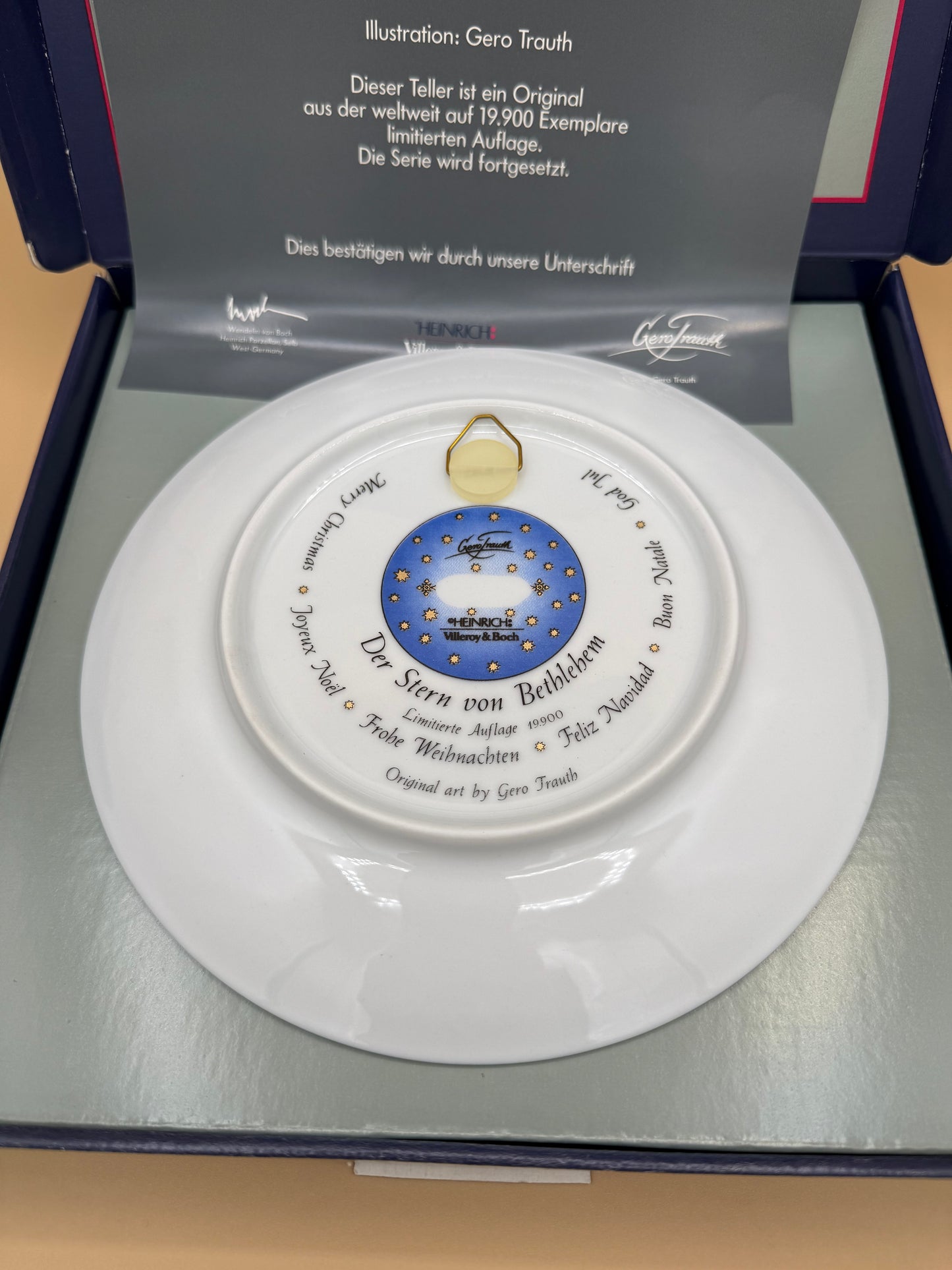 Villeroy & Boch Heinrich Weihnachtsteller, entworfen von Gero Trauth