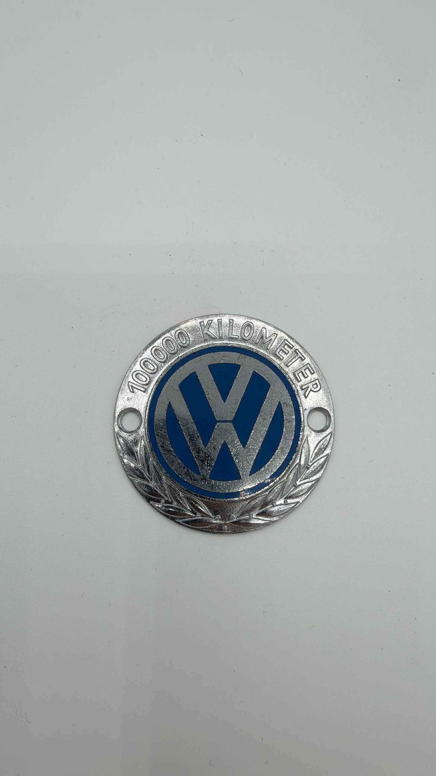 Originale VW-Ehrenplakette 100.000 Kilometer