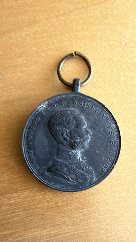 Tapferkeitsmedaille Franz Josef verzinkt klein