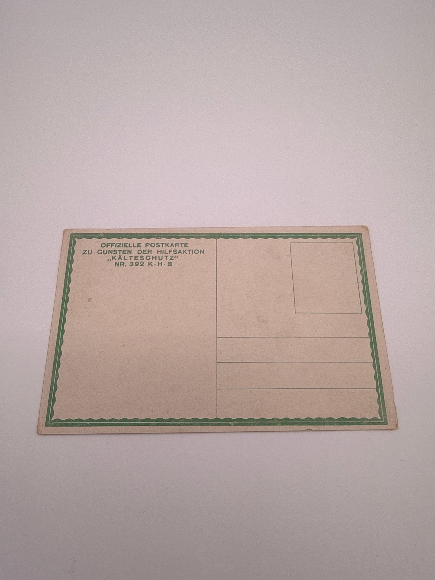 Hilfsaktion „Kälteschutz“ – Winter an der Front, um 1916