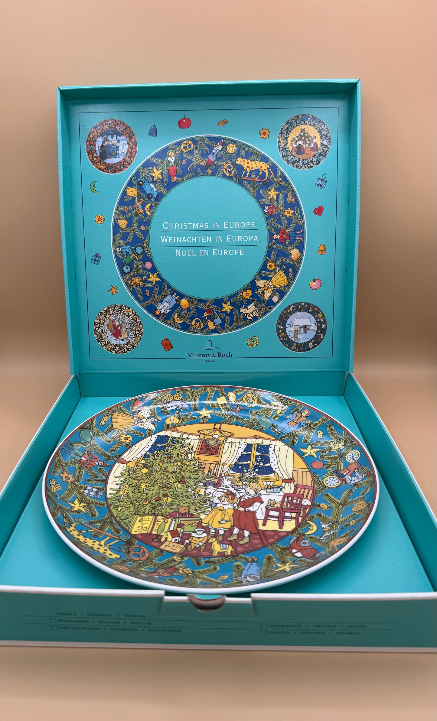 Villeroy & Boch "Christmas in Europe" Sammelteller