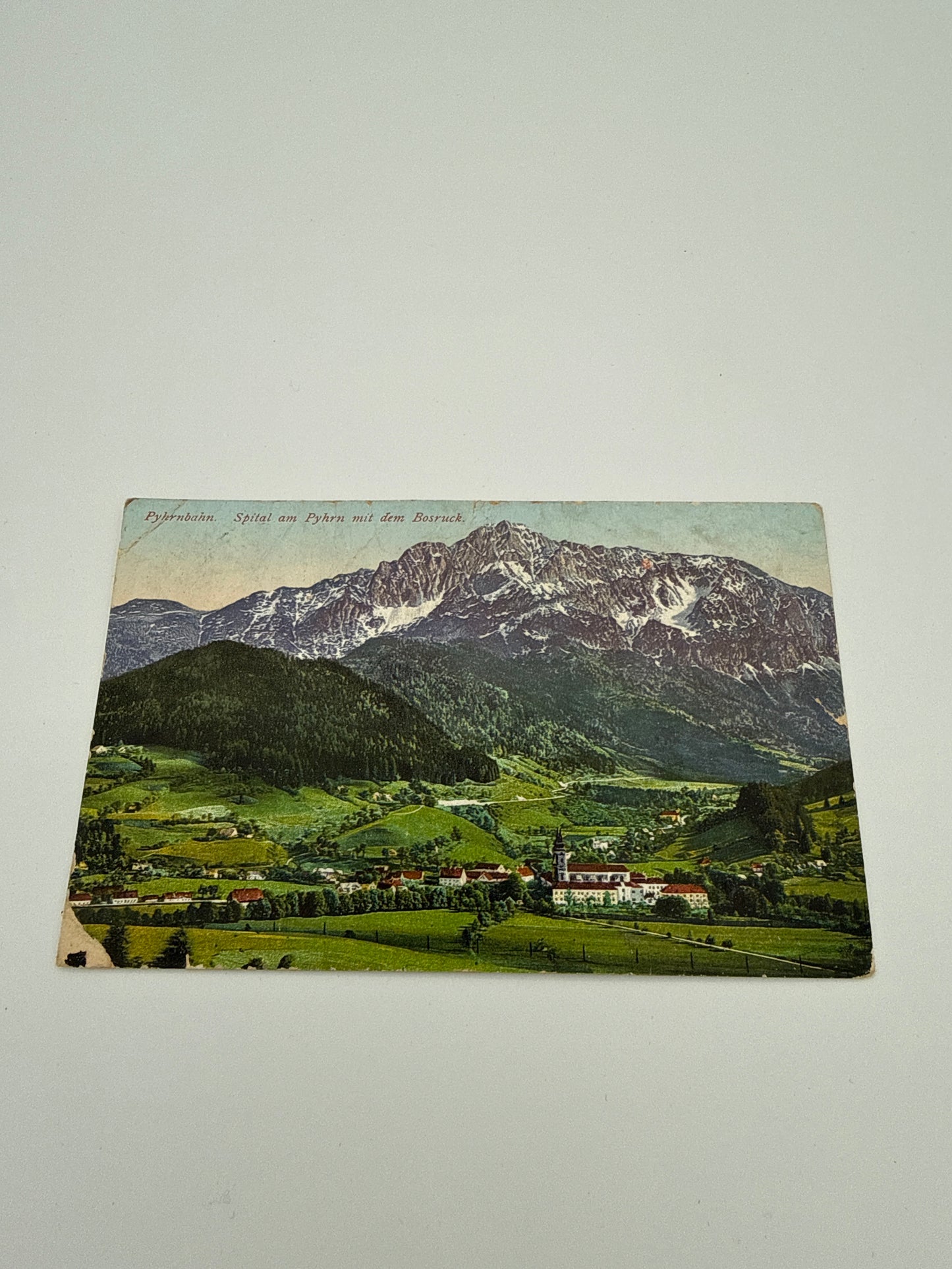 Pyhrnbahn – Spital am Pyhrn mit dem Bosruck, um 1922