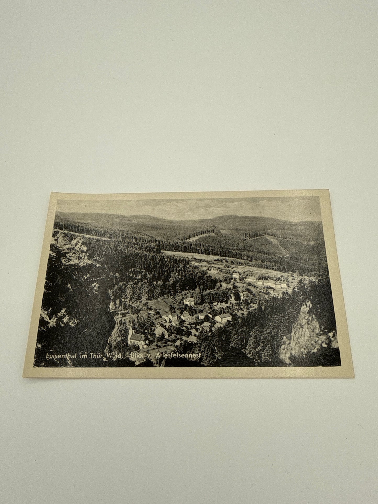 Luisenthal im Thüringer Wald – Blick vom Arlesfelsennest, um 1955