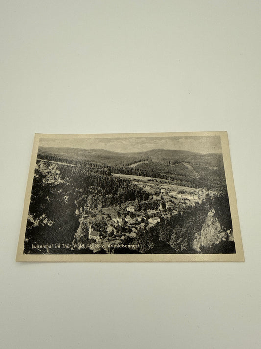 Luisenthal im Thüringer Wald – Blick vom Arlesfelsennest, um 1955