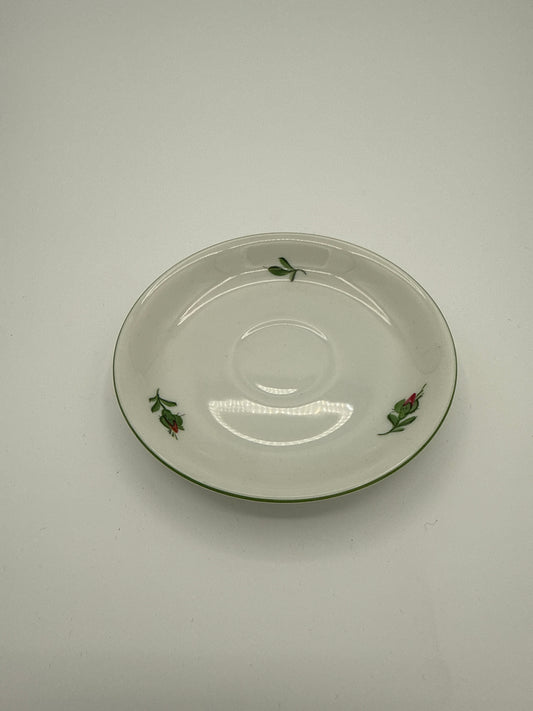 Augarten Wien – Wiener Rose
Untertasse zur Mokkatasse, grüner Randdekor