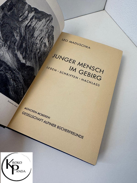 Leo Maduschka - Junger Mensch im Gebirg